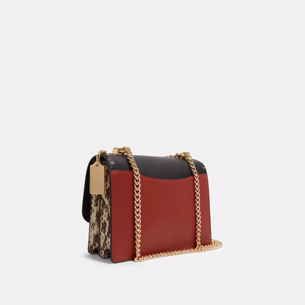 NWT Authentic Coach Klare Crossbody Bag In Signature Canvas With Rivets - Picture 5 of 13